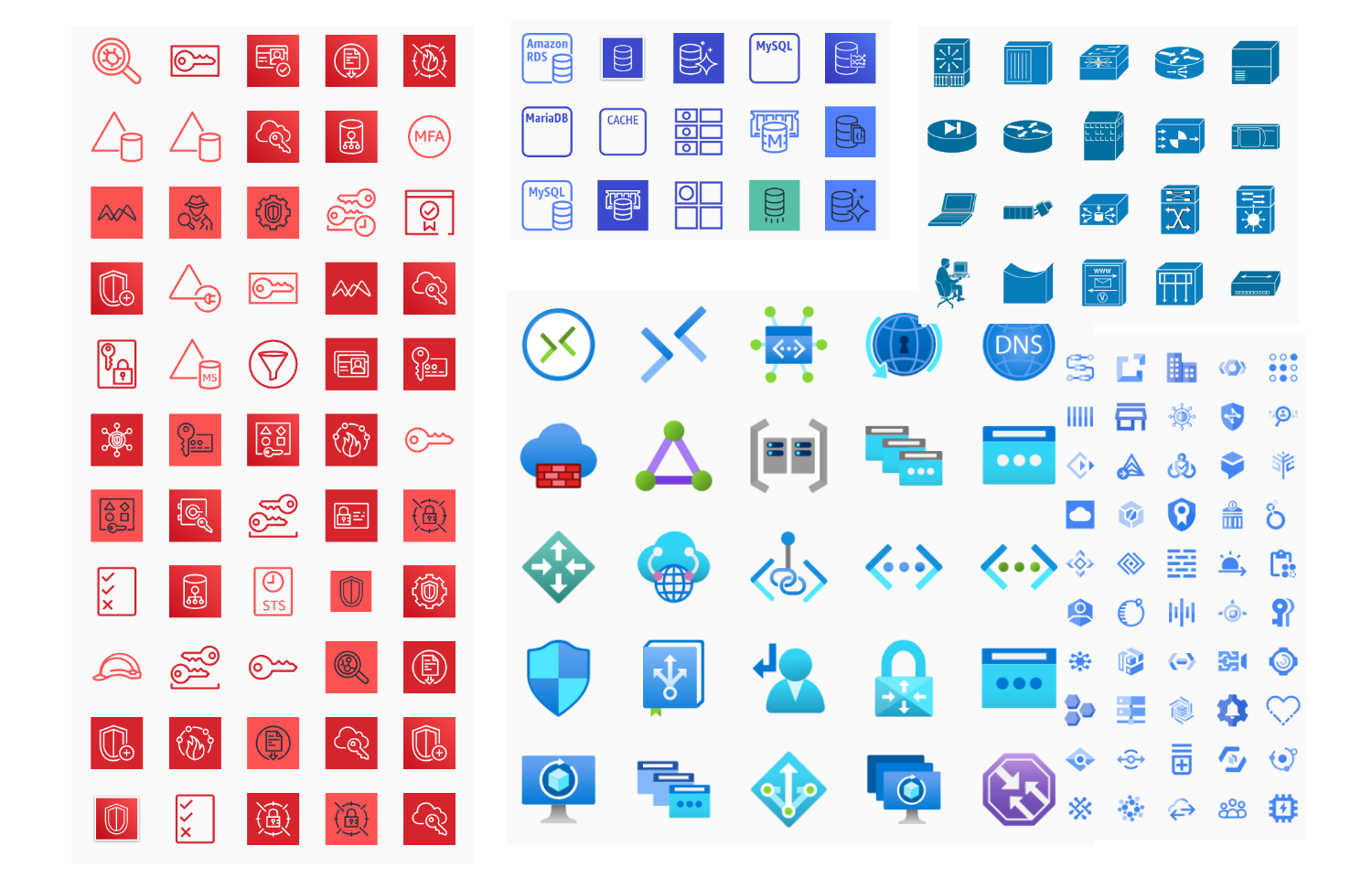 Vast Library of shapes & Icons