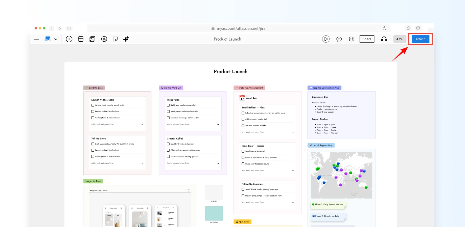 MockFlow board in Jira