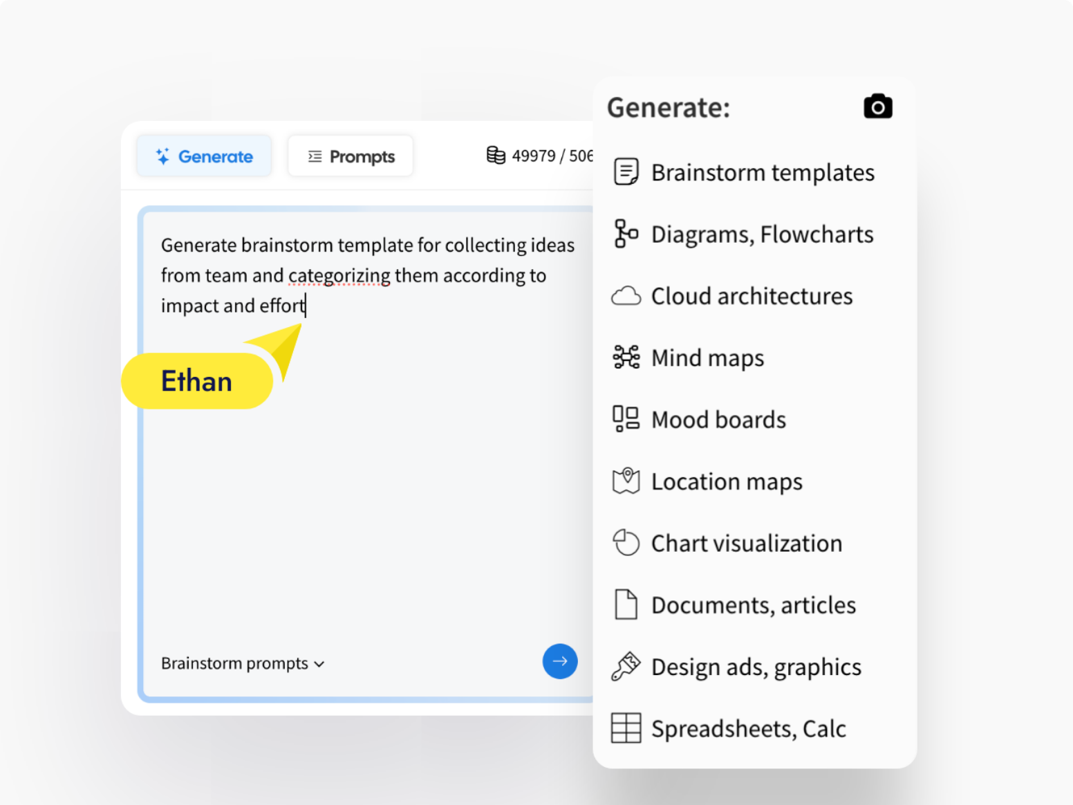 AI generates diagrams, flowcharts and documents from text prompts
