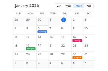 Create a calendar board