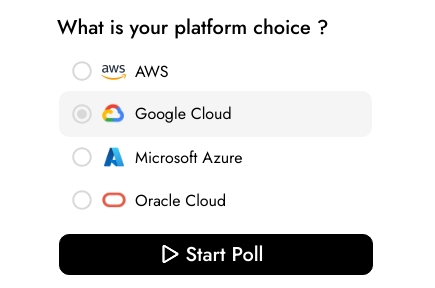Create a poll